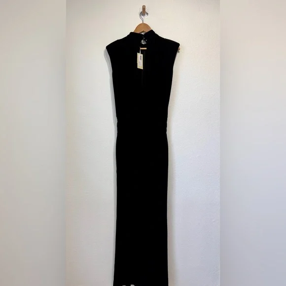 RAMY BROOK Dani Black Wide Leg Jumpsuit NWT Size S